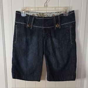 Tyte Jeans Dark Blue Jean Shorts